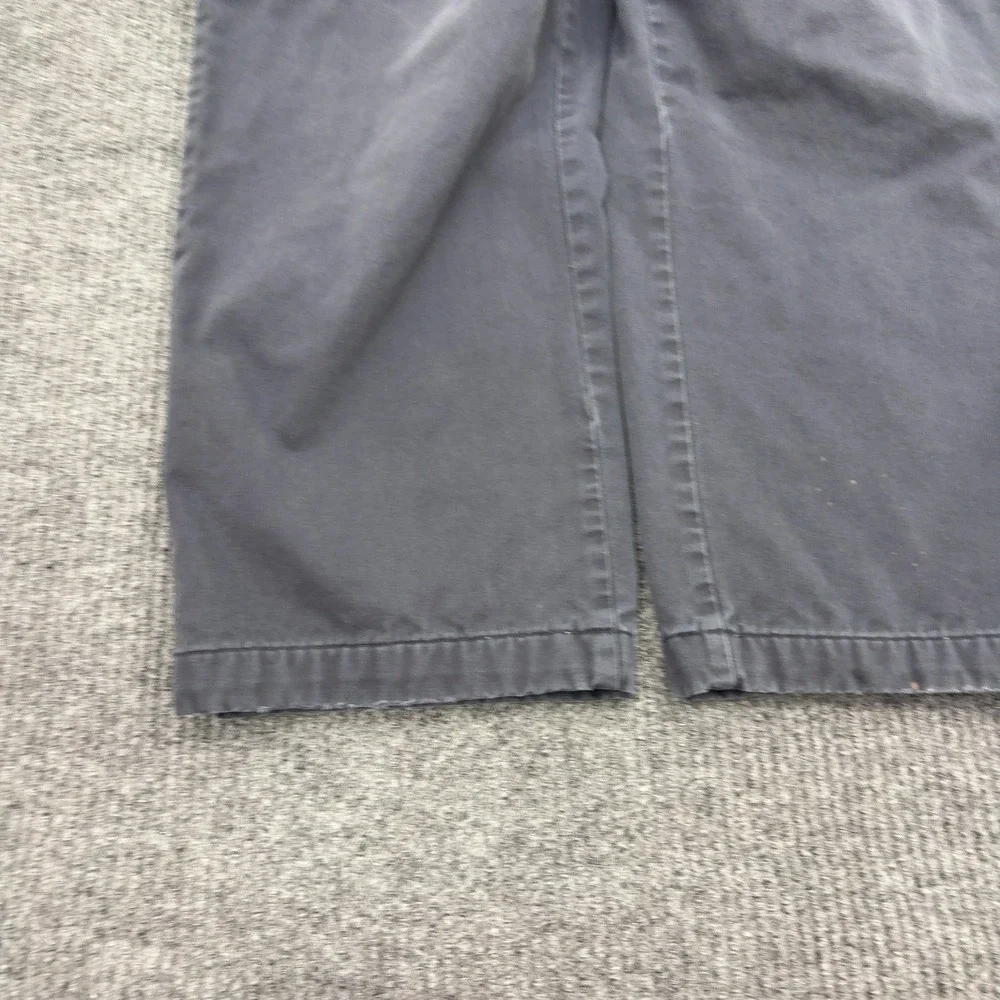LL Bean Pants Mens 36x29 Grey Cotton Comfort Waist Flannel Lined Gorpcore